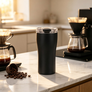 Tumbler da Caffè RTS 15oz a Forma di Vita, Bicchiere Termico a Doppia Parete in Acciaio Inox 304 con Doppia Apertura - Product Image 2