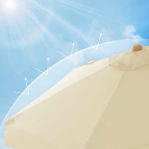 Sombrilla de Jardín Plegable SONGMICS con Protección Solar UPF 50+, Sombrilla de Playa, Golf, <span class=keywords><strong>Patio</strong></span>, 3 m, Sombrilla de Jardín <span class=keywords><strong>Octagonal</strong></span> - Product Image 4