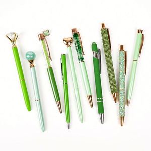New Design <b>Pretty</b> Metal Customized Logo Writing Smoothly Black Ink Ballpoint <b>Pen</b> - Product Image 3