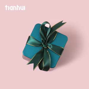 Оптовая продажа, мини квадратный контейнер для чая, жестяная подарочная коробка, металлическая жестяная коробка - Product Image 3