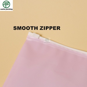 Custom Matt Printing Frosted PE Garment Pouch Transparent Plastic <b>Bag</b> for Clothes Underwear Socks <b>Packaging</b> <b>Bags</b> - Product Image 4