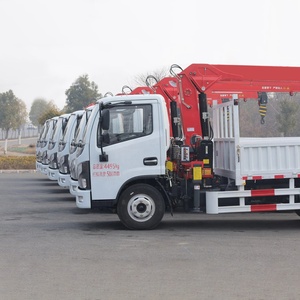 Dongfeng מותאם אישית חדש 4 x2 4 x4 רכוב טלסקופי בום קטן 5 טון משאית מטען עם מנוף - Product Image 4