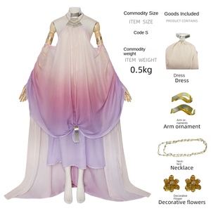 ชุดราชินีอมิดาลาชุดการแสดงบนเวทีชุดคอสตูมฮาโลวีนทำจากโพลีเอสเตอร์ - Product Image 6