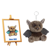Porte-clés en peluche chauve-souris en tissu, pendentif mignon pour sac, accessoires de voiture, pompon, pour bébé, Noël - Vente en gros usine Shengye