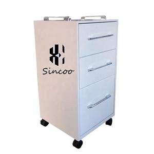 Salon Hairdressing pink Hair Cutting <b>Cart</b> with Hair Dryer Holder, Customizable Color and Size with Drawer <b>Trolley</b> - Product Image 5