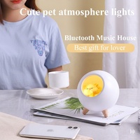 Lampe de table d'ambiance créative en bois portable nordique à LED, lampes de nuit pour salon, lampe décorative pour chambre à coucher