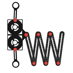 KAFUWELL RC4026 localizzatore di fori per <span class=keywords><strong>piastrelle</strong></span> strumento regolabile in muratura vetro angolo fisso misura universale modello <span class=keywords><strong>angolare</strong></span> 6 lati - Product Image 1