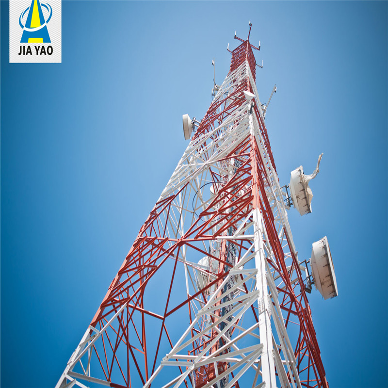 Телекоммуникационная 5 г в решетку 20 м коммуникационная мачта 5 г для Gsm 50 м 100 футов радио Телеком башня краска