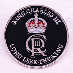 New Trending Souvenir Badge King Charles Popular <strong>UK</strong> Remembrance Day Soft Enamel Lapel Pin - Product Image 5