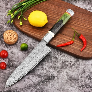Cuchillo de <span class=keywords><strong>Chef</strong></span> de Acero de Damasco Marca CY, Cuchillo de Cocina Ecológico <span class=keywords><strong>para</strong></span> el Hogar de Guangdong - Product Image 1