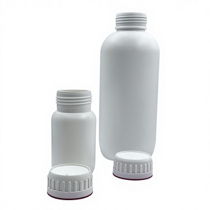 Botella Redonda Blanca de Plástico HDPE de 500 ml y 1 Litro para Fertilizantes Líquidos y Pesticidas, Botellas de Plástico para Químicos con Pulverizador y Gatillo de 750 ml - Product Image 4