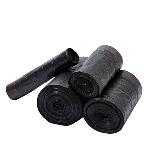 Bolsas de basura automáticas con cordón, tamaño grande, plástico negro grueso para el hogar, cocina, dormitorio, paquete de 150 unidades - Product Image 5