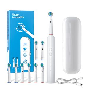 3 Speed Adjustment Tooth Brushes Adult Round Head Toothbrush Portable Rotary Electric Toothbrush for Oral Care