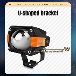 Mk7 xe máy Đèn sân khấu Led ống kính đèn pha đèn lái xe với đèn flash 6064 Đèn hạt làm việc ánh sáng đèn sương mù bóng đèn cho Xe Xe tải - Product Image 3