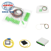 Cordon de brassage fibre optique DM OEM FTTH FBT 1x2 double fenêtre 1310/1550nm SC/APC Modèle As