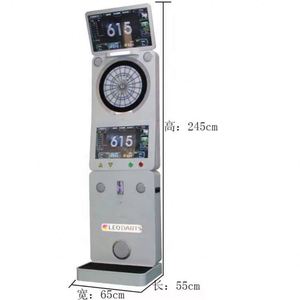 เครื่องเล่นเกมปาลูกดอกอิเล็กทรอนิกส์ Leo Darts Arcade พร้อมไฟ LED สีสันสดใส อุปกรณ์ความบันเทิงแบบอินเทอร์แอคทีฟ ใช้เหรียญ  หน้าจอดิจิตอล - Product Image 6