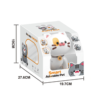 Chaton robot interactif pour enfants avec musique dansante, réponse tactile, télécommande infrarouge, jouet robot chat programmable