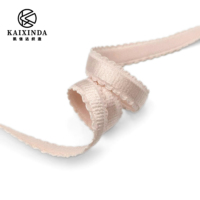 Bretelles de soutien-gorge en nylon à prix direct usine, avec bordure double picot lisse, élastique pour accessoires de vêtements de soutien-gorge