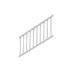 8 بوصة × 3 بوصة أبيض ممتاز كلاسيكي فينيل عائلي داخلي/خارجي من البلاستيك <span class=keywords><strong>PVC</strong></span> درابزين سلم الشرفة - Product Image 6