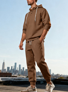 PASUXI Custom Luxury Design Streetwear Oversized Hoodie Set <strong>Tracksuits</strong> for Men Jacket Top Pants Sweatsuits 2 Piece Set - Product Image 3