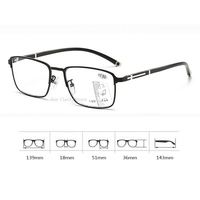 Lunettes de lecture multifocales progressives photochromiques anti-lumière bleue pour hommes d'affaires en gros