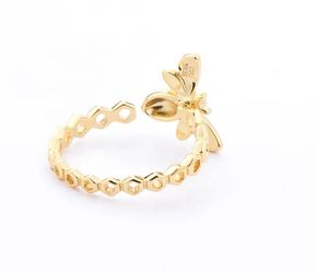 จัดส่งฟรีแหวนทอง18K 925สเตอร์ลิงเงินออกแบบได้ตามต้องการสำหรับช่องทางครบรอบการหมั้นของผู้หญิง - Product Image 3