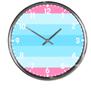 Horloge murale ronde Victory Over AIDS Rainbow, horloge silencieuse classique sans tic-tac, fonctionnant à piles, pour bureau, salon - Product Image 3