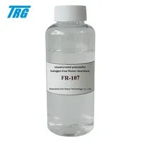 Résine liquide ignifuge TRG Shenzhen, résistante à l'eau et aux huiles, incolore, sans halogène, imperméable, FR-107