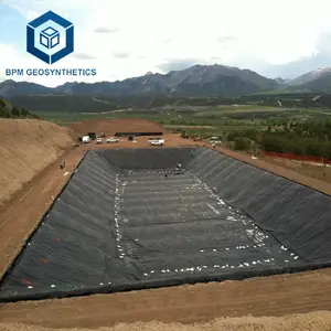 BPM GEOSYNTHETICS 60 Mil HDPE Liner 60 Mil HDPE Roll Geomembrane HDPE 2 Mm For Landfill In Kuwait