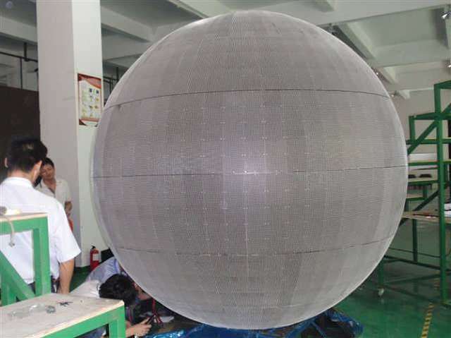 Full Color 1.5m Diameter P2 P2.5 P3 P4 Flexible Indoor Spherical Ball Globe Sphere Round Full Color LED Display Screen