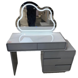 Tủ quần áo bằng gỗ bàn trang điểm Thiết kế gương với ngăn kéo - Product Image 4