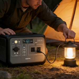 Station d'alimentation portable 800W 512Wh, générateur extérieur à charge rapide pour le camping et les situations d'urgence - Product Image 5