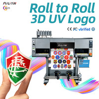 Impresora UV DTF de Formato Ancho de 60 cm, Crea Insignias de Logotipo 3D en TPU, Resistentes al Lavado y de Alta Resistencia a la Tensión, para Decoración de Gorras y Camisetas