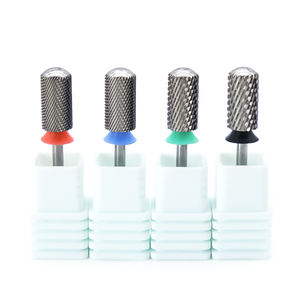 مسمار مستدير حاد 5XC كربيد أظافر مع مسحوق غمس قطعة أمان للأظافر بت ملف إلكتروني أظافر رئيسية - Product Image 4