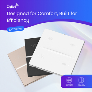 Thông minh ZigBee chuyển đổi thông minh 1-3 <span class=keywords><strong>Push</strong></span> nút nhựa Bảng điều chỉnh chuyển đổi app điều khiển bằng giọng nói tường chuyển đổi ánh sáng cho biệt thự nhà - Product Image 6