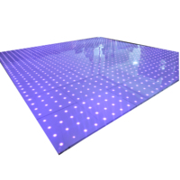 Piste de danse LED RVB Twinkle Star avec contrôle DMX512, indice de protection IP33, pour décoration de mariage 2026