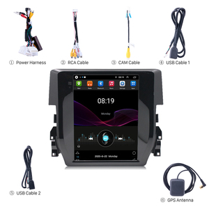 <span class=keywords><strong>2016</strong></span> + per Honda Civic navigatore GPS Auto Multimedia Radio Auto unità testa cruscotto montato tipo Tesla stile compatibile Android Ca - Product Image 5