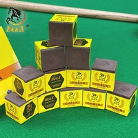 Craie de billard BenX en cubes, accessoires pour table de billard, craie pour queue de billard de qualité supérieure, couleur et marque personnalisées
