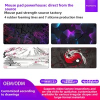 Tapis de souris de jeu style Cyberpunk E-sports, multi-tailles, avec bords renforcés, pour ordinateur, pour garçons, tapis de bureau épais, antidérapant, en caoutchouc naturel