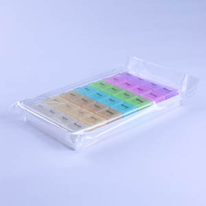 <span class=keywords><strong>ถาด</strong></span>ใส่ยาเม็ดพลาสติกแบบพกพา7วันสำหรับสัปดาห์ - Product Image 5