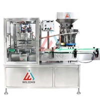 Machine de remplissage automatique pneumatique haute performance pour aérosols cosmétiques, peintures, parfums et sprays corporels, avec capacité de 1 pouce de diamètre.