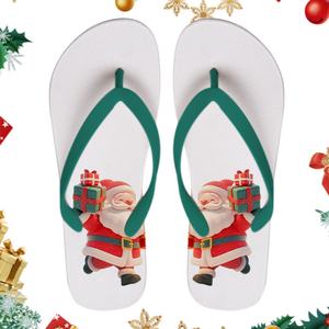 Chanclas Personalizadas con Personajes de Dibujos Animados para Mujer, Pantuflas Navideñas de Santa Claus, Regalo Personalizado para las Fiestas, Fabricante de Calzado Antideslizante - Product Image 1