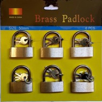 Vente chaude de bonne qualité prix d'usine 20mm 25mm 30mm 12pcs ensemble cadenas en laiton