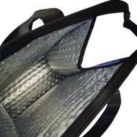 Bolsas Térmicas Reutilizables con Relieve de Puntos, Forro de Papel de Aluminio, para Alimentos, Compras y Uso Promocional