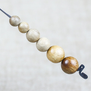 Cuentas redondas de madera Golden Phoebe de 6, 8 y 10 mm, cuentas espaciadoras para hacer pulseras, materiales para manualidades DIY - Product Image 3