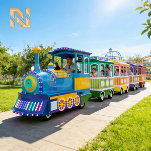 <span class=keywords><strong>Train</strong></span> sans rail à batterie <span class=keywords><strong>12V</strong></span> pour enfants, portée 80-100 km, capacité 24 enfants, pour parcs d'attractions et centres commerciaux - Product Image 1