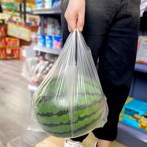 ถุงช้อปปิ้งใสพร้อมหูหิ้ว, ถุงพลาสติกใสสำหรับใส่ของชำ - Product Image 5