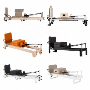 Reformer <span class=keywords><strong>de</strong></span> <span class=keywords><strong>Pilates</strong></span> para Estudio en Casa, Reformers <span class=keywords><strong>de</strong></span> <span class=keywords><strong>Pilates</strong></span> para Uso Comercial y Doméstico - Product Image 4