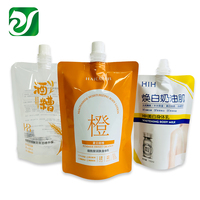 Pochette personnalisée pour crème visage avec bec verseur 150ml 200ml, emballage gel, sac plastique