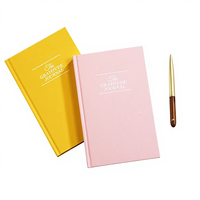 Carnet de gratitude personnalisé A5 avec couverture en tissu, journal de bien-être guidé, planificateur quotidien d'amour-propre, version anglaise